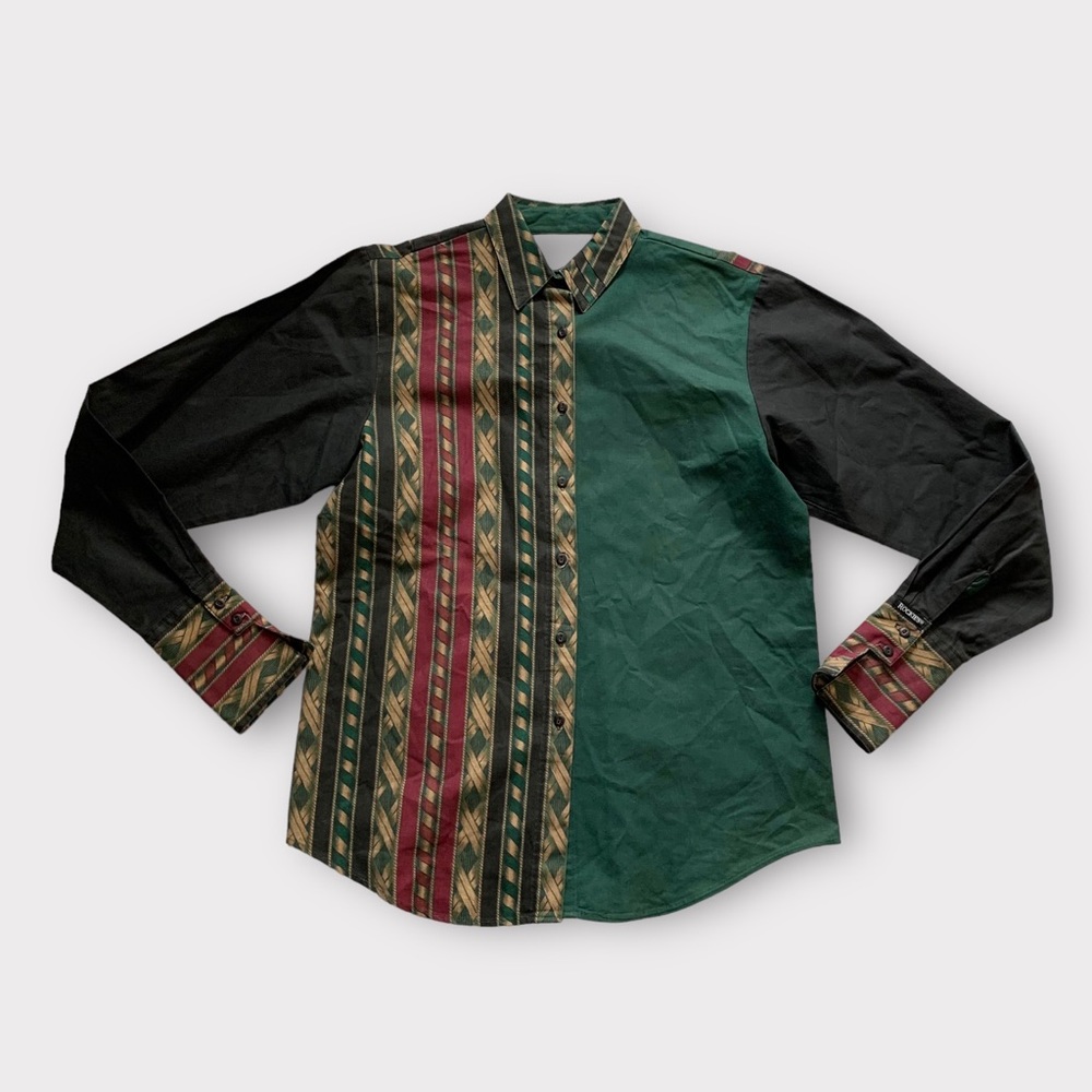 Vintage 90s/1990s western shirt, Rocky Mountain